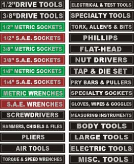 Magnetic Tool Box Labels Fits All Craftsman Tool Chest and Tool Storage  Cabinets on PopScreen