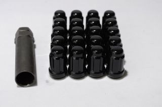 20x Black 12x1 5mm Spline Lug Nuts Acura RL TL TSX RSX Optima Sebring Caliber