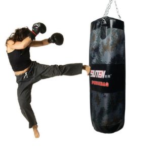 New Oxford Punchbag Filled Kick Boxing Punch Bags with Punching Bag Gloves Chain