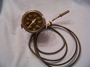 Vintage Stewart Warner Water Temperature Gauge 826332