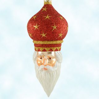 Breen Nuit Noel Santa Ornament Red Gold Oinion Dome Byzantine Chrismtas