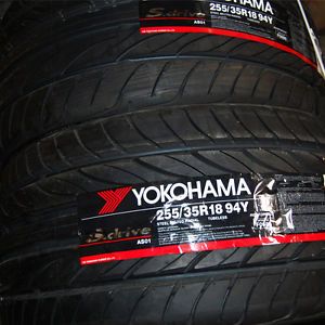 2 New Tire Yokohama s Drive Tires 255 35R18 94Y Tires