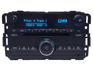 07 08 Chevy Impala Monte Carlo Radio 6 Disc CD Changer  Player Aux 15951759