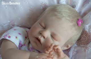 Reborn Noah Reva Schick Lifelike Baby Girl Doll by Bitsy Bundles