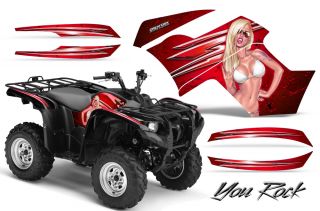 Yamaha Grizzly 700 550 Graphics Kit Creatorx Decals Stickers YRR