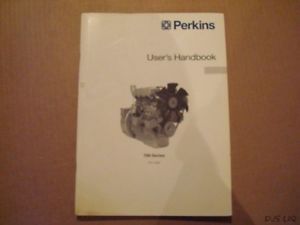Perkins 700 Series Engine User Operators Manual SY1102