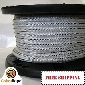 1 4" x 250 ft Bungee Cord Shock Bungie White with BK Marine Grade U s A Made