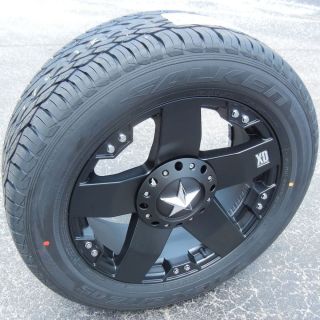 20" XD Rockstar Wheels Falken STZ 05 Tires Dodge RAM 1500 Durango Dakota Tundra