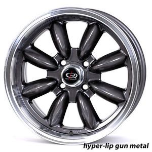 16 Rota RB Gunmetal Rims Wheels Tires Mini Cooper 195 55 16 Falken 912
