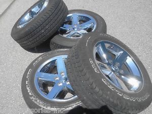 20" Dodge RAM 1500 Chrome Clad Wheels Rims Tires