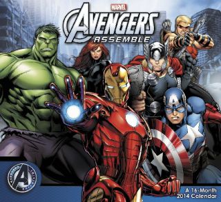 Marvel Comics Avengers Assemble Comic Art 16 Month 2014 Wall Calendar New SEALED