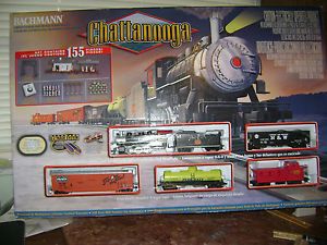 Bachmann HO Scale Chattanooga 0 6 0 Steam Locomotive Electric Train Set 00626