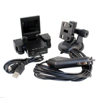 Dual Lens Car HD DVR Night Vision Camcorder Digital Video Recorder Camera LCD