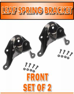 Rear Leaf Spring Shackle Front Bracket Brackets Kit