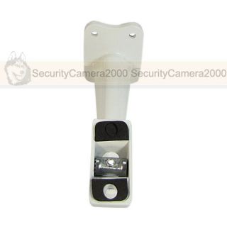 White Wall Mount Metal Bracket for CCTV Camera