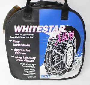 Whitestar WS1707 Alloy Snow Chains Tires Class s Cars Light Trucks SUVs New