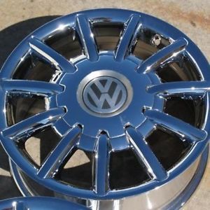 Exchange Set of 4 New Chrome 16" Volkswagen Beetle Factory Wheels Rims 69802