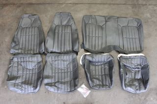 93 02 Camaro Graphite Gray Leather Seat Covers New