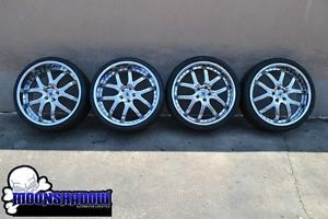 Asanti AF 150 ELT150 22" Chrome Staggered Wheels BMW 7 Series 745 750 New Tires
