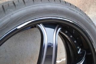 24" asanti AF165 Black Wheels Rims Toyota Tundra Sequoia Lexus LX Forgiato Toyo
