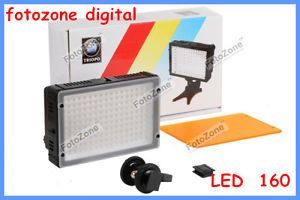 CN 160 LED Video Light Camera Camcorder Lighting 5400K