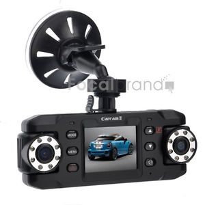 X8000C 2 0 inch LCD 140° Wide Angle Dual Lens HD Car DVR Camcorder with G Sensor