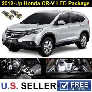 6 Pieces 2012 Up Honda CRV CR V Interior LED SMD Lights Package Xenon White