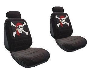 New Pirate Skull Crossbones Car Truck Seat Covers PP