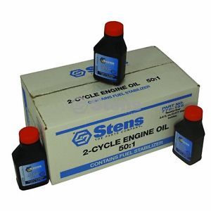 Stens 50 1 2 Cycle Engine Oil Mix Sold per Case 2 6 oz Bottle 770 188