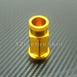 Gold Lightweight Wheel Rim Racing Lug Nut Screw Long Open End M12 x 1 25 20pcs