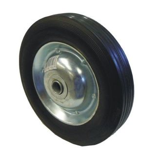 8" inch Replacement Solid Hard Rubber Tire Wheel and Rim for Dolly Hand Cart
