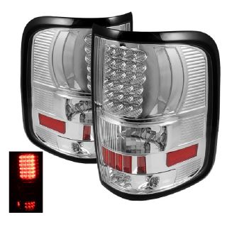 Ford F150 Styleside 2004 05 06 07 LED Tail Lights Chrome