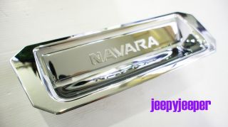 Chrome Tailgate Handle Cover Insert for Nissan Frontier Navara D40 05 Present