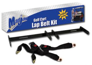 Golf Cart Universal Lap Belt Kit Club Car EZ Go Yamaha 2 Lap Belts
