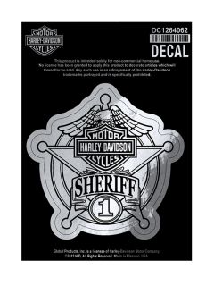 Harley Davidson Sheriff Decal