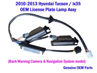 2010 2011 2012 2013 Hyundai Tucson IX35 License Plate Lamp Assy Camera Type