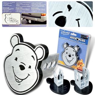 Disney Winnie The Pooh Aluminum Towing Hitch Receiver Cover Plug Trailer Kits