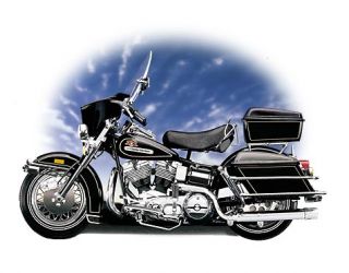 Franklin Mint 1976 Harley Davidson Electra Glide