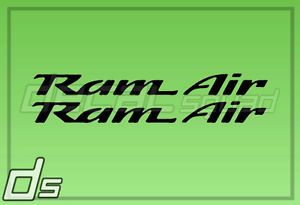 RAM Air 5 5" Trans Am Hood Decals Pontiac LS1 LS2 WS6 Replacement Sticker