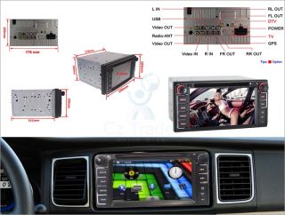 Toyota in Dash Car DVD GPS Radio for Hilux Corolla EX RAV4 VIOS Echo Prado Runx