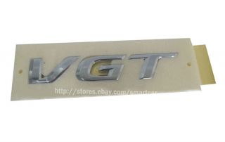 2012 2013 Hyundai Accent Solaris Verna Trunk Rear VGT Emblem Badge