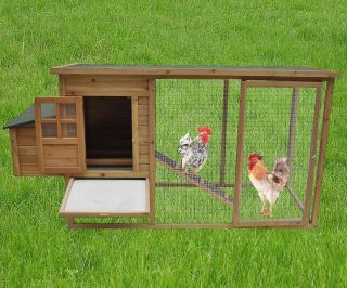 78"x30"x40" Backyard Nest Box Chicken Coop Hen House Rabbit Hutch Poultry Cage