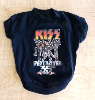 New Top Paw "Kiss" Destroyer 35th Anniversary Retro Dog T Shirt