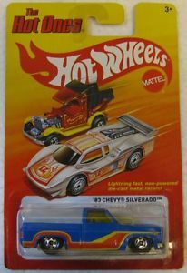 Hot Wheels The Hot Ones Series '83 Chevy Silverado Chevy Short Bed Pickup Truck