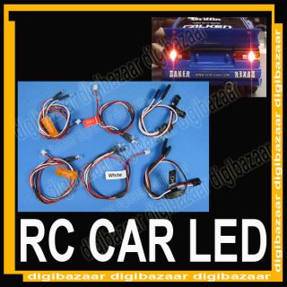 1 10 RC Car LED Lighting Kit 8 LED Brake Signal