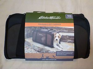 Eddie Bauer Portable Pet Carrier Dog House Soft Crate Cage Foldable Kennel M