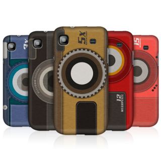 Head Case Designs Camera Patch Back Case Cover for Samsung Galaxy s i9000 I9001