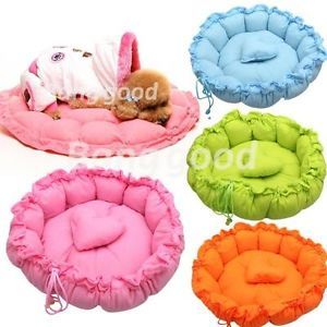 New Pet Puppy Dog Cat Stylish Soft Bed Sleeping House Warm Cushion Heart Pillow