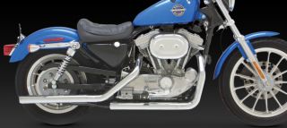 Vance Hines Straightshots Original Exhaust Harley Sportster 86 03 Mid Controls