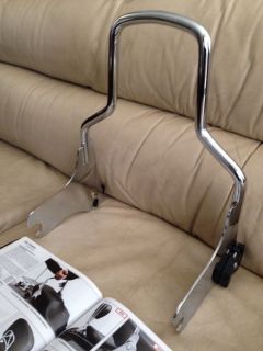 Harley Davidson Genuine Chrome Detachable Sissy Bar Standard Height 52933 97B